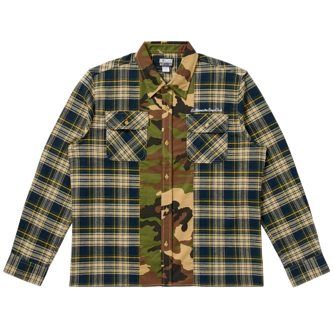 BILLONAIREBOYSCLUB/ICECREAM / BB WANDERLUST JAQULIA RD PLAID SHIRT
