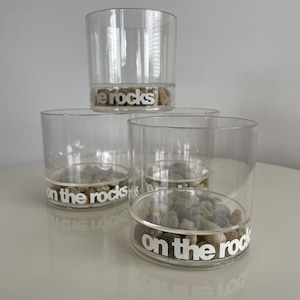 70s "on the rocks" glass