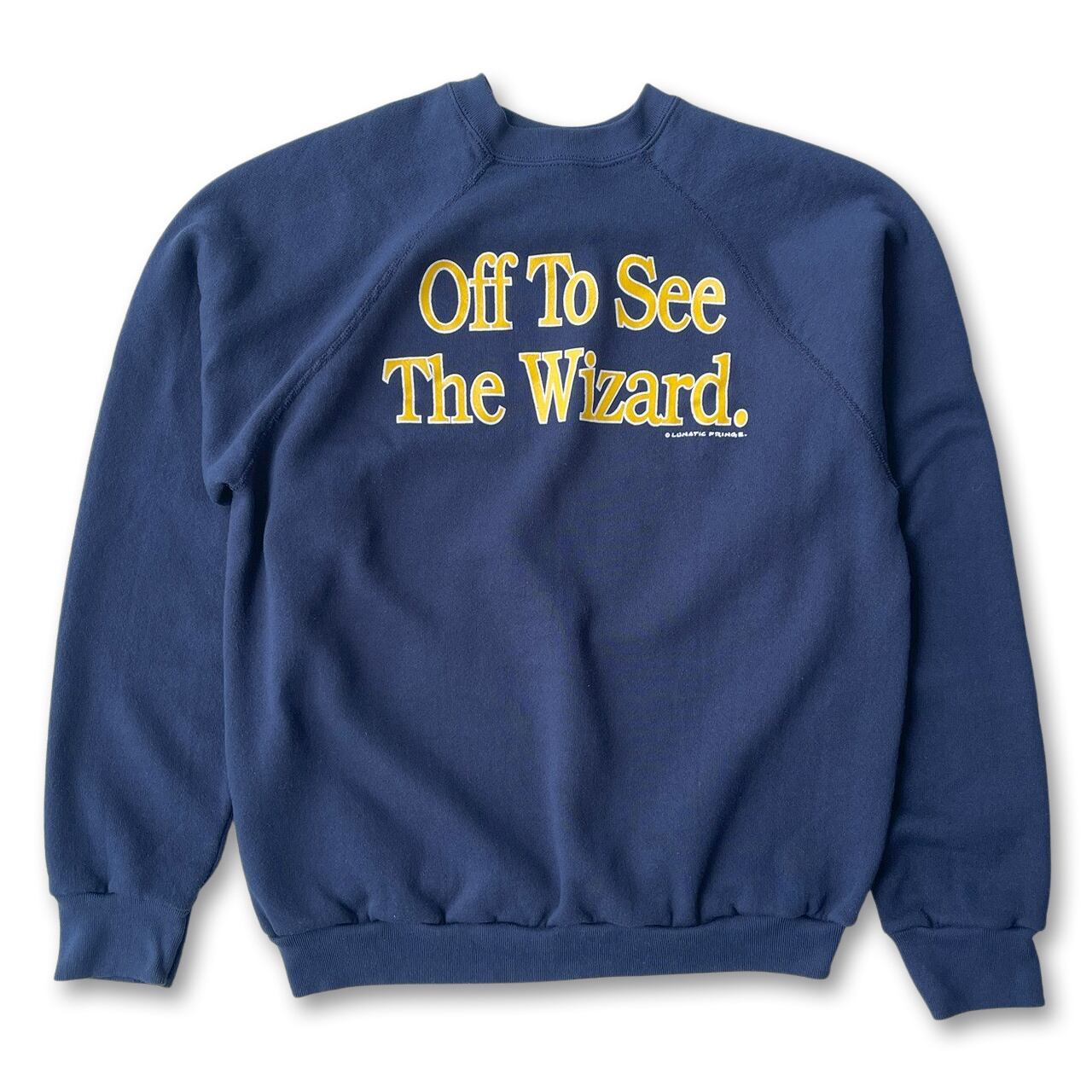 Wizard sweat│オズの魔法使い スウェット 古着 ネイビー Lサイズ