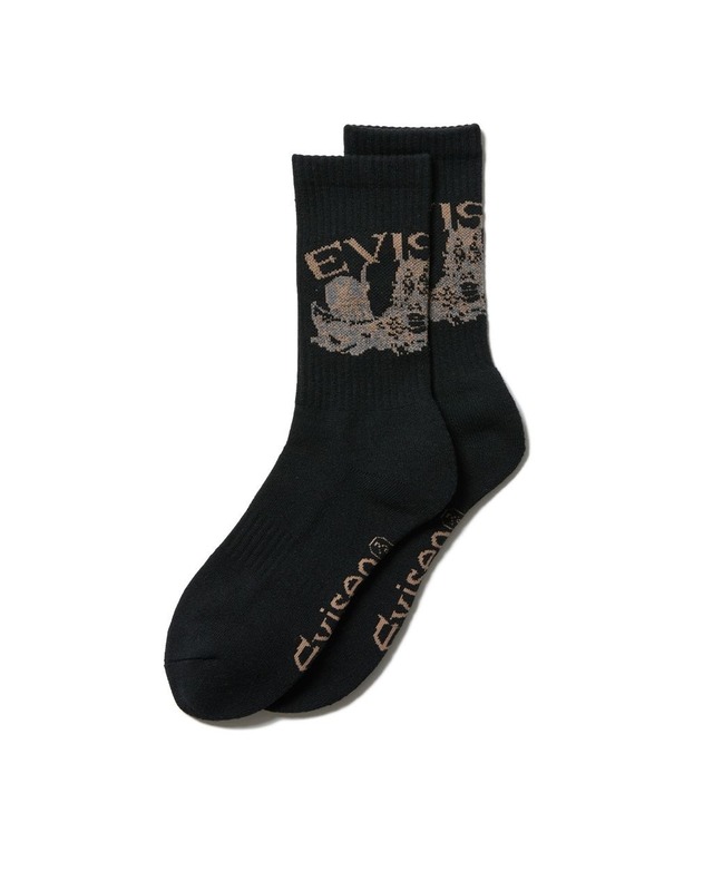 EVISEN / DORAGON SOCKS / BLACK