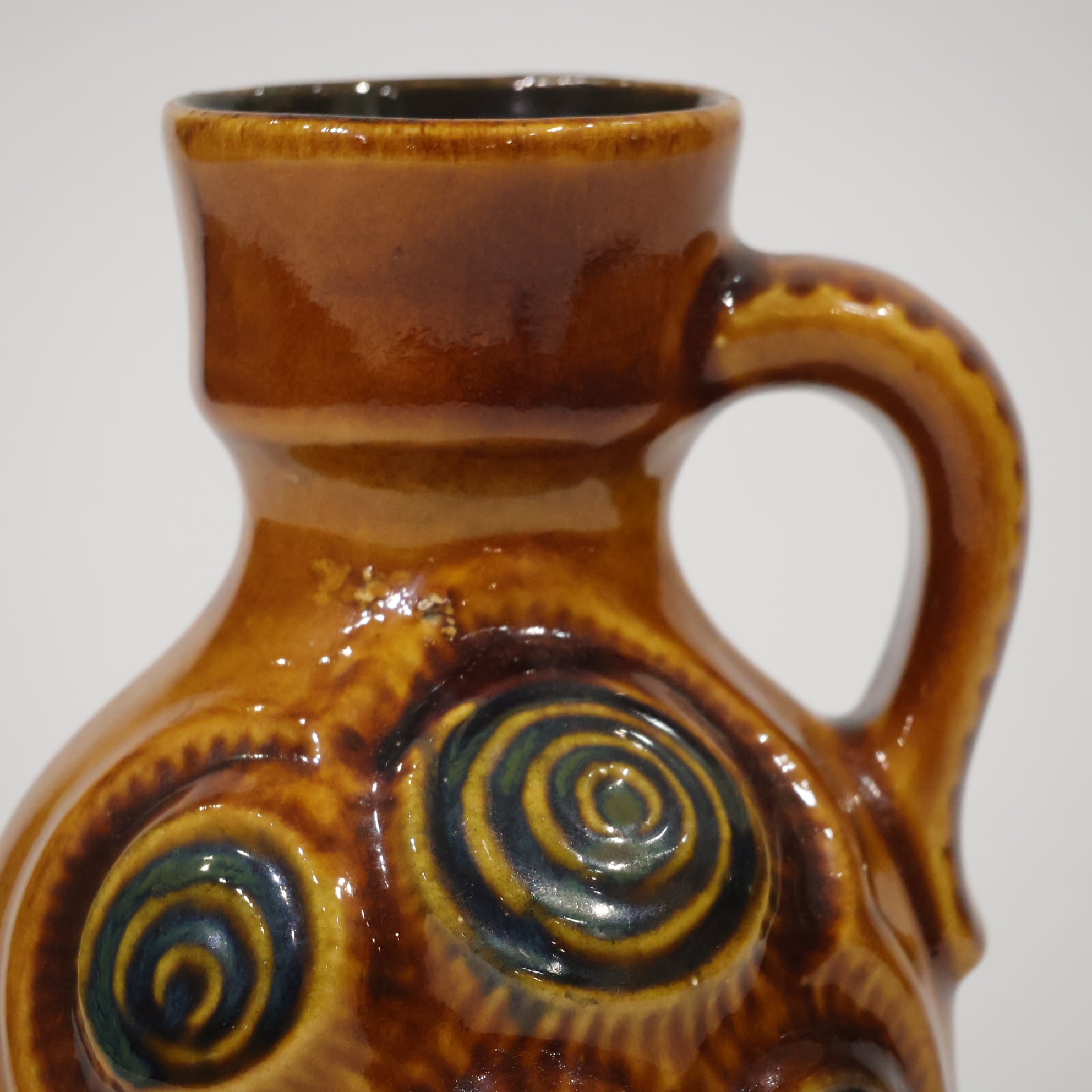 Bay Keramik-- 17.4㎝ | Fat Lava & German Art Pottery