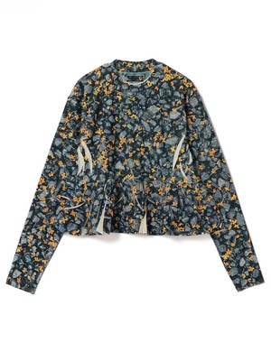 【26AW】NONTOKYO ノントーキョー / トップス / DIRECT PRINT RIB GATHER C/S