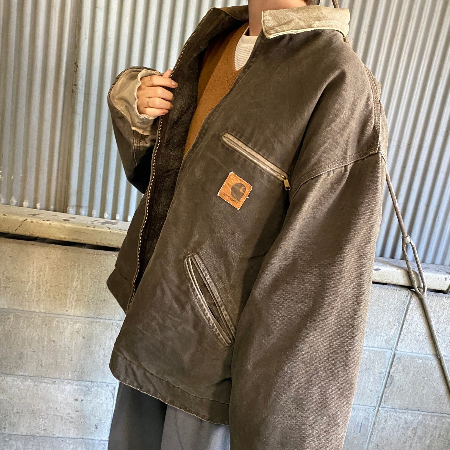 90年代 USA製 Carhartt カーハート デトロイトジャケット メンズ