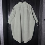 ABERCROMBIE S/S shirt アバクロ　半袖チェックシャツ　グリーン　L