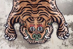 Tibetan Tiger Rug 《Sサイズ•シルク214》チベタンタイガーラグ