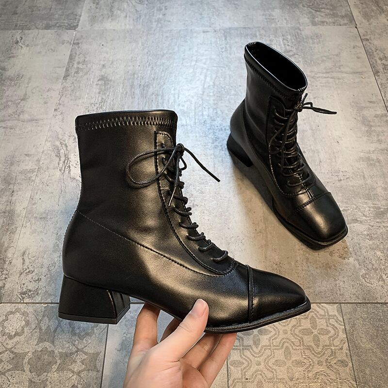 ブーツスプリングオータムシングルレッドカジュアル 靴 シューズ 春物 秋物 フェイクシューズ65823941054