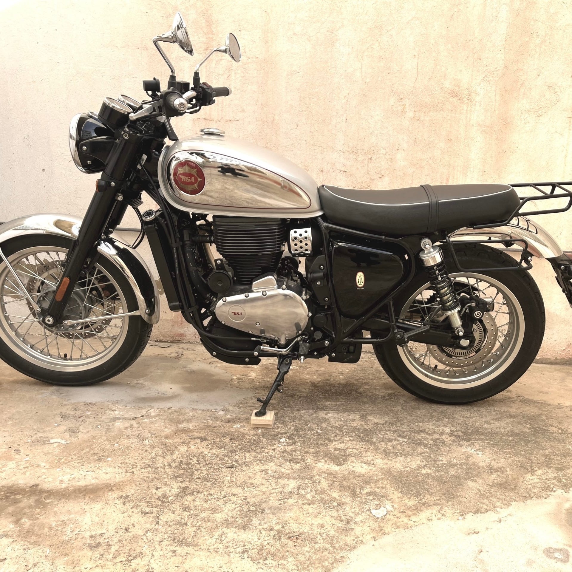 BSA ゴールドスター650 用ブラケット 左右セット Klickfix対応 | La