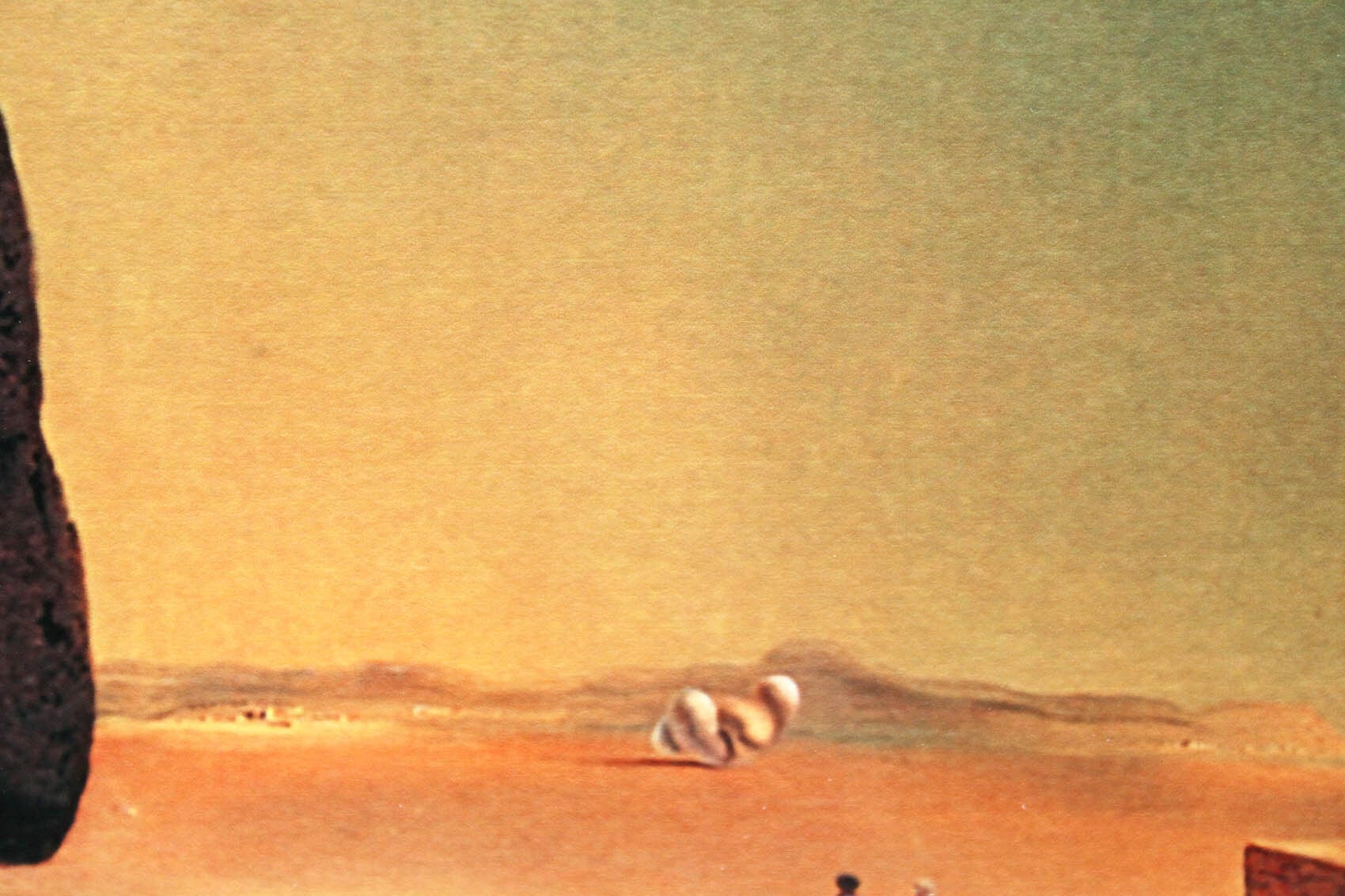 ダリ 絵画「謎めいた要素のある風景」額縁4色選択可能 作品証明書 展示