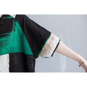 アート配色 抽象柄 Tシャツ  30223