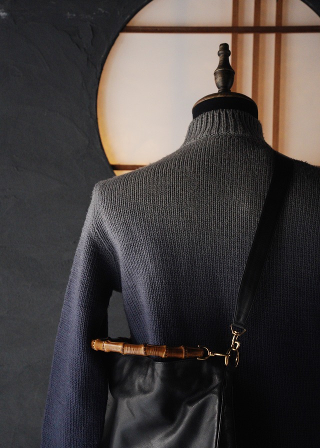 90’s-00’s GUCCI bamboo handle 2 way bag