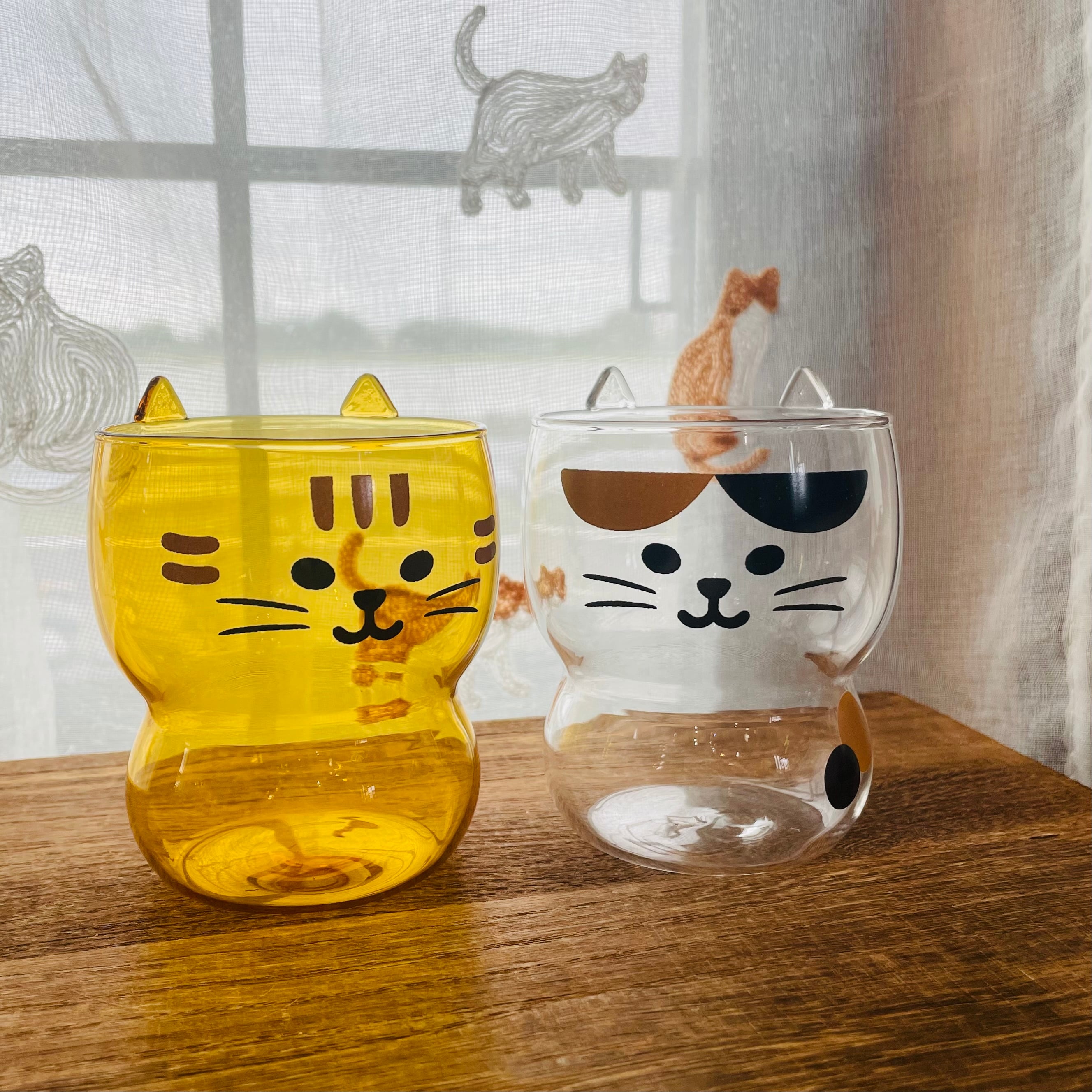 猫耳グラス ｜グラス｜猫 ねこ ネコ 猫雑貨 猫グッズ かわいい プレゼント 贈り物 おうち時間 おうちカフェ