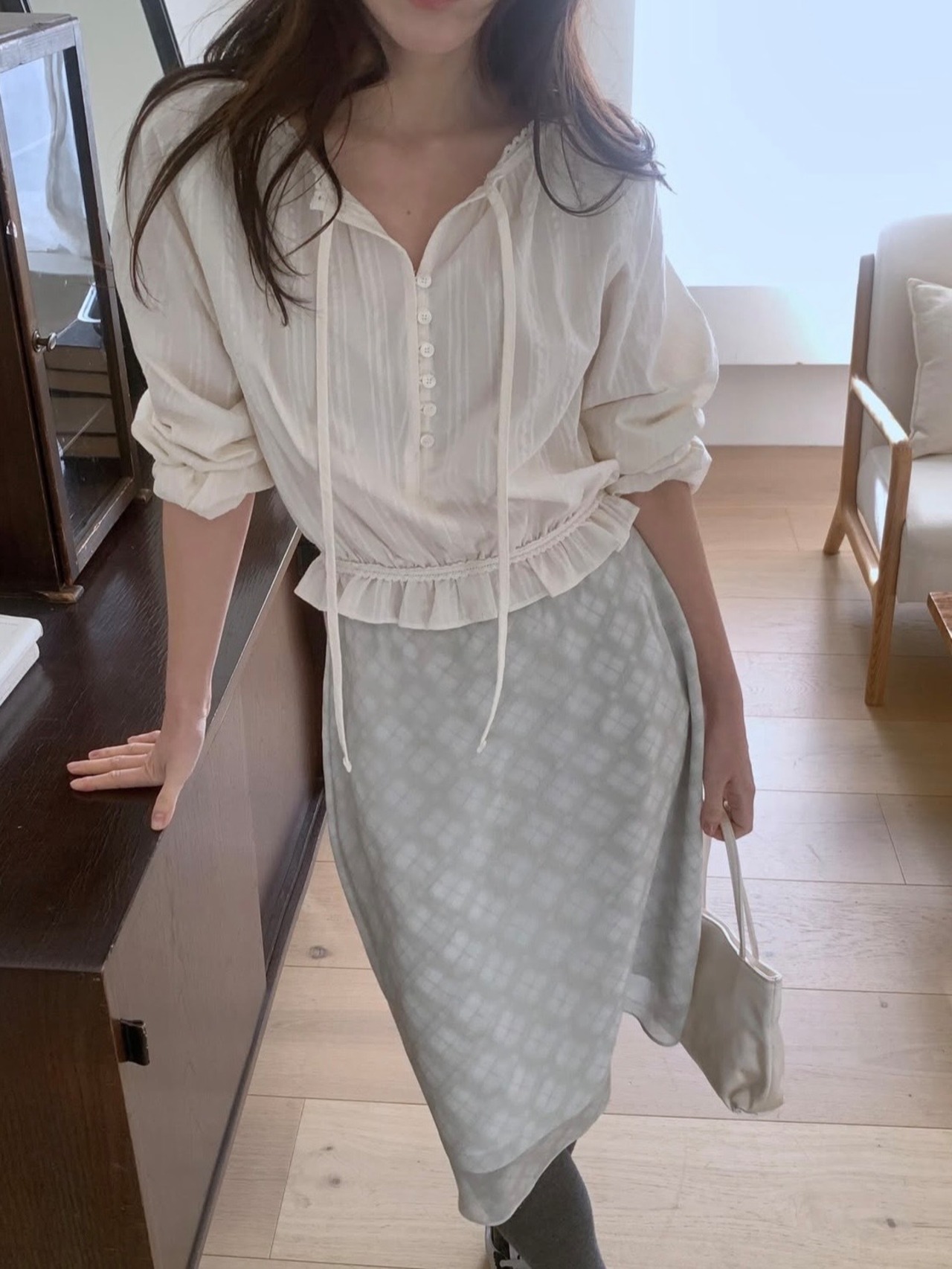 (即納) miel / Aill blouse