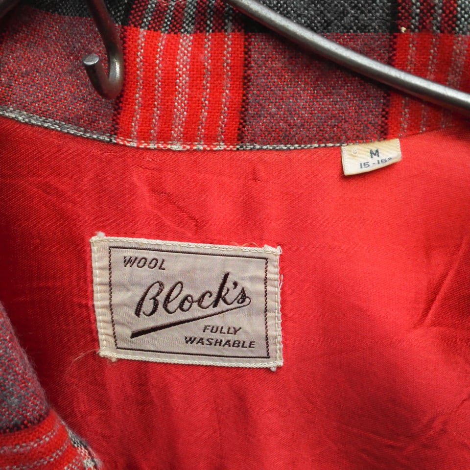 Block's vintage ウールシャツ