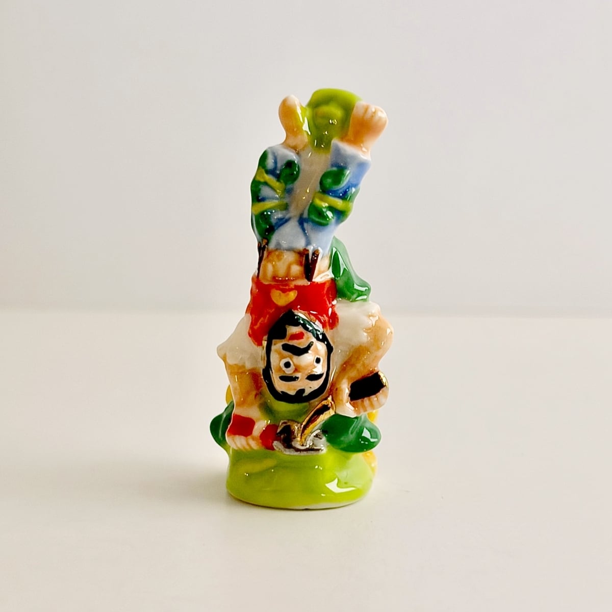 おまとめ　フェーブ　ヴィンテージ　フランス　陶器　童話 落ちていく巨人 童話 ジャックと豆の木のフェーヴ フェーブ フランス製