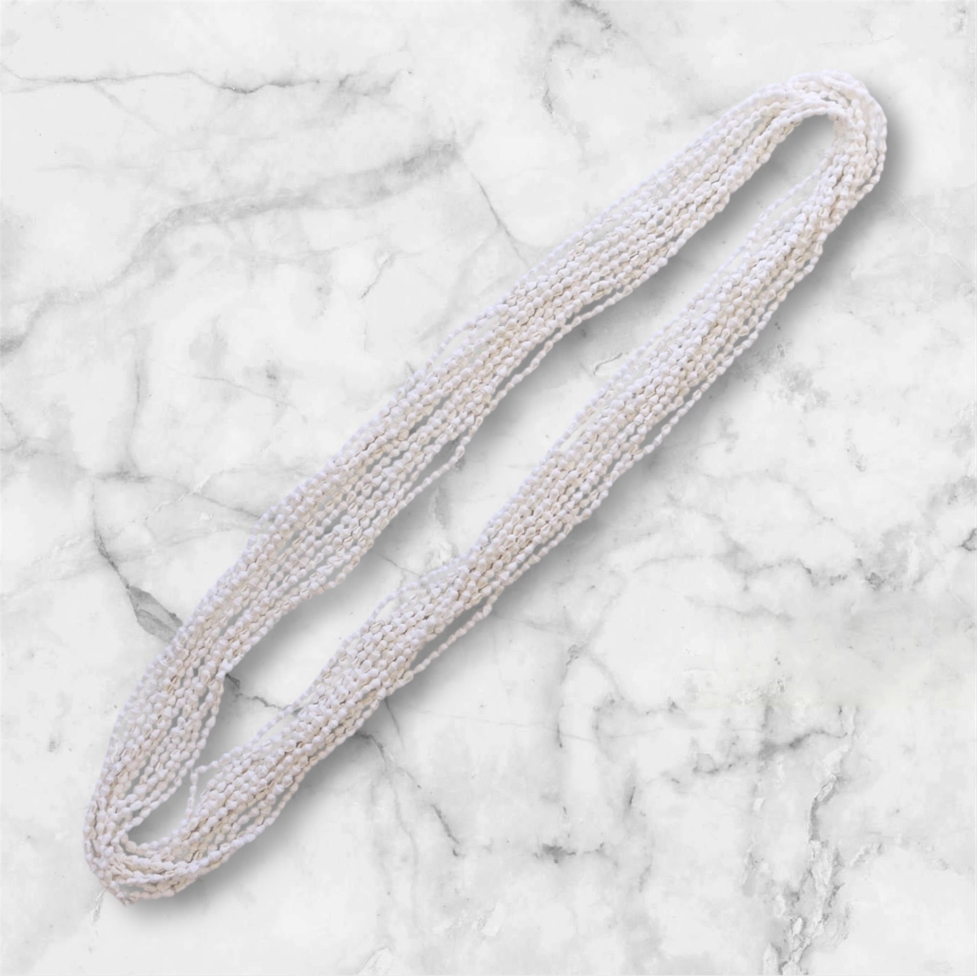 ☆ハワイ直輸入☆シェルレイ 12連／白／Hawaii／フラ用品／フラグッズ