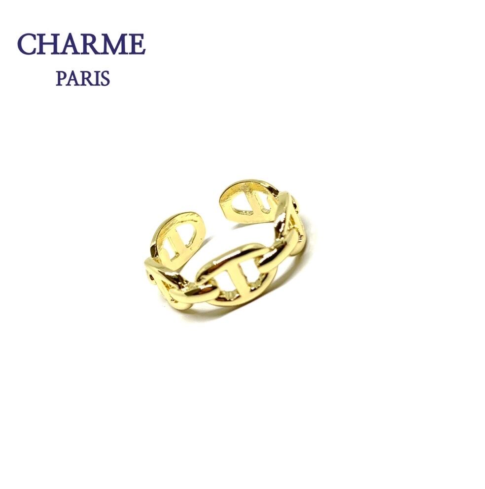 18k plating chain ring