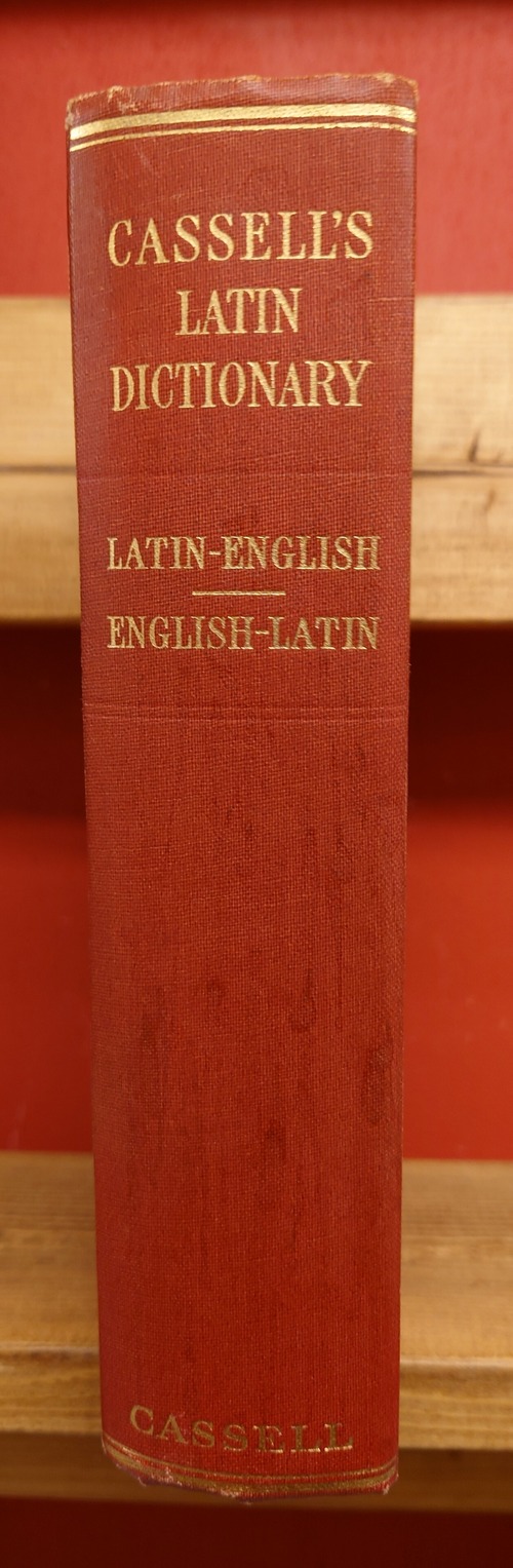 CASSELL’S　LATIN-ENGLISH　ENGLISH-LATIN　DICTIONARY