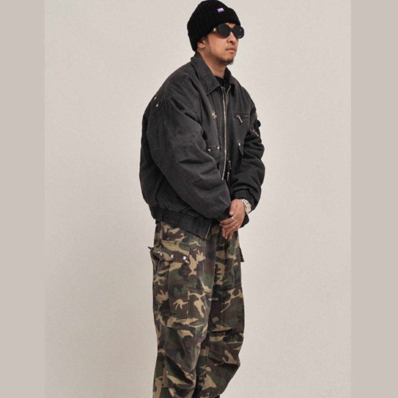 スタッズ ミリタリー ジャケット K5454 - 12