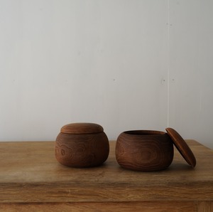 木の小物入れ 2個セット