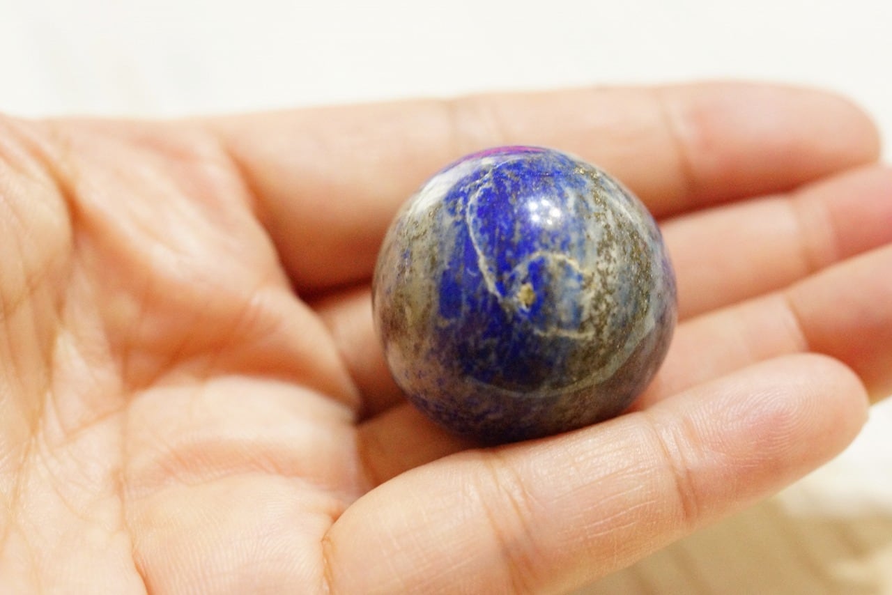 ラピスラズリ丸玉 約29mm | 天然石•パワーストーンのクリスタルドリーム