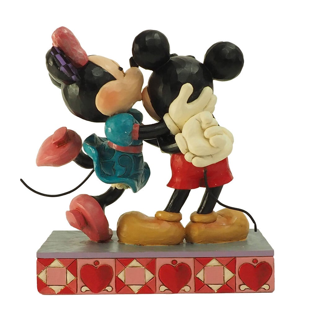 ディズニー　トラディションズ　ミッキー＆ミニー　 ウィズハートマーク　フィギュア ディズニー ミッキー＆ミニー キスマーク フィギュア プレゼント