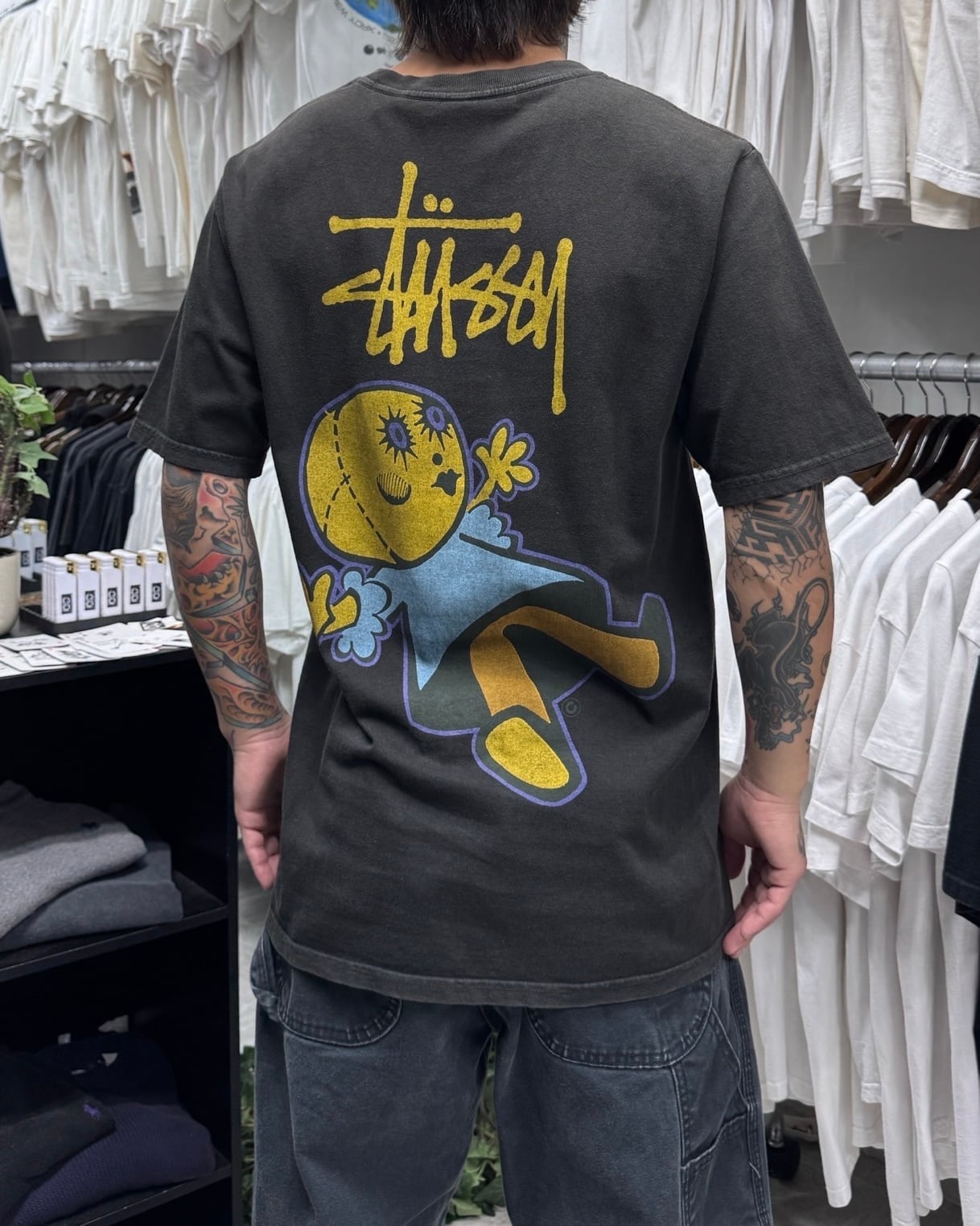 Special!!】80's~90's old stussy Spray Can Design Tee “黒タグ