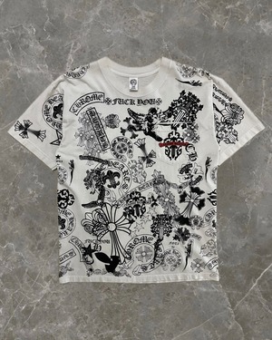 "Chrome Hearts" full pattern graphic cut-sew