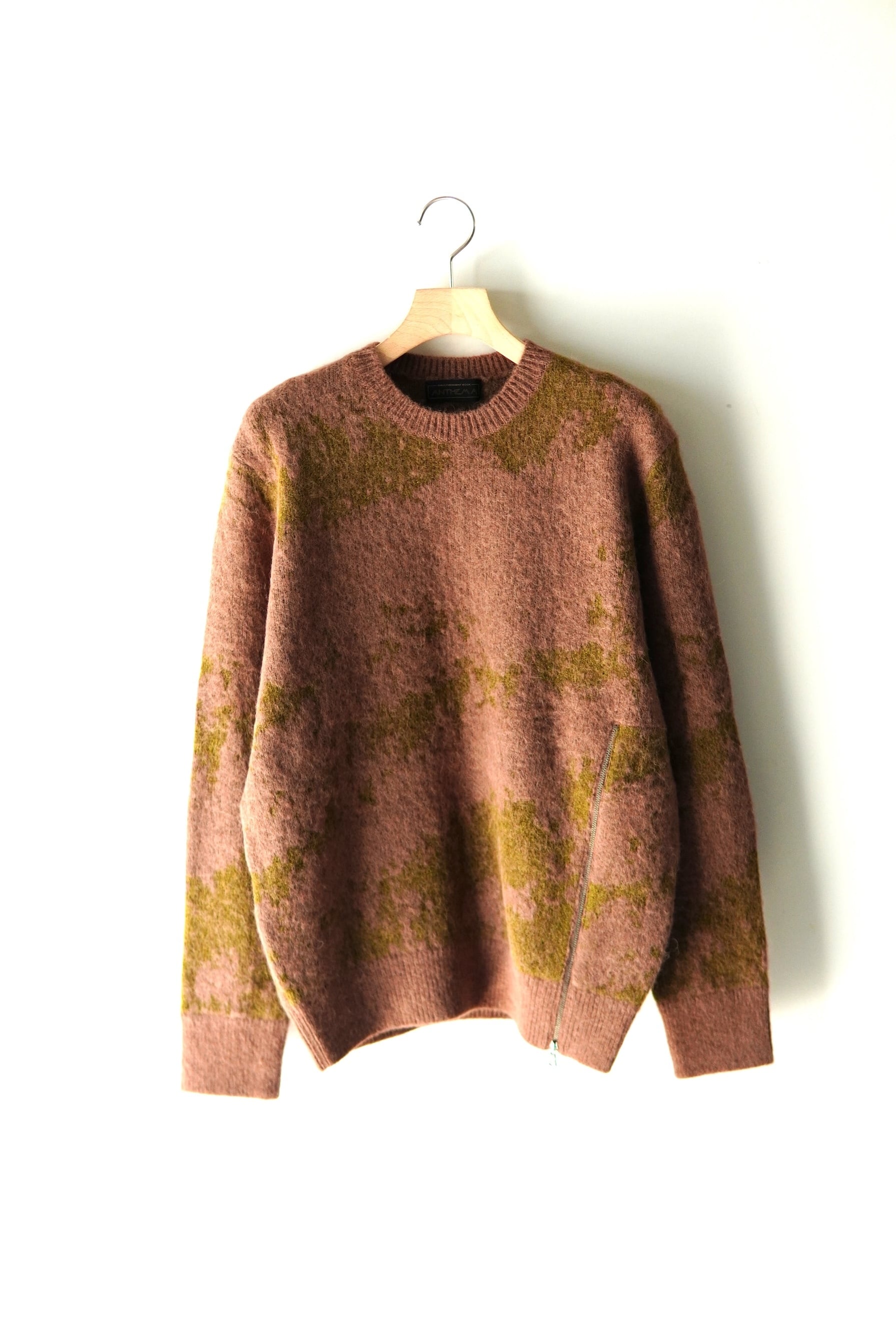 ANTHEM A / SURI-ALPACA JACQUARD KNIT PULLOVER