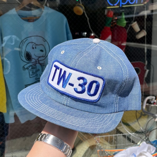 70's Deadstock "K-Products” Denim Trucker "TW-30"