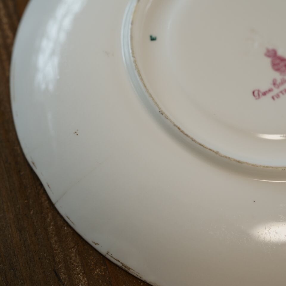 英国ミントンminton 薔薇と小花のガーランドが素敵なカップ＆ソーサーB