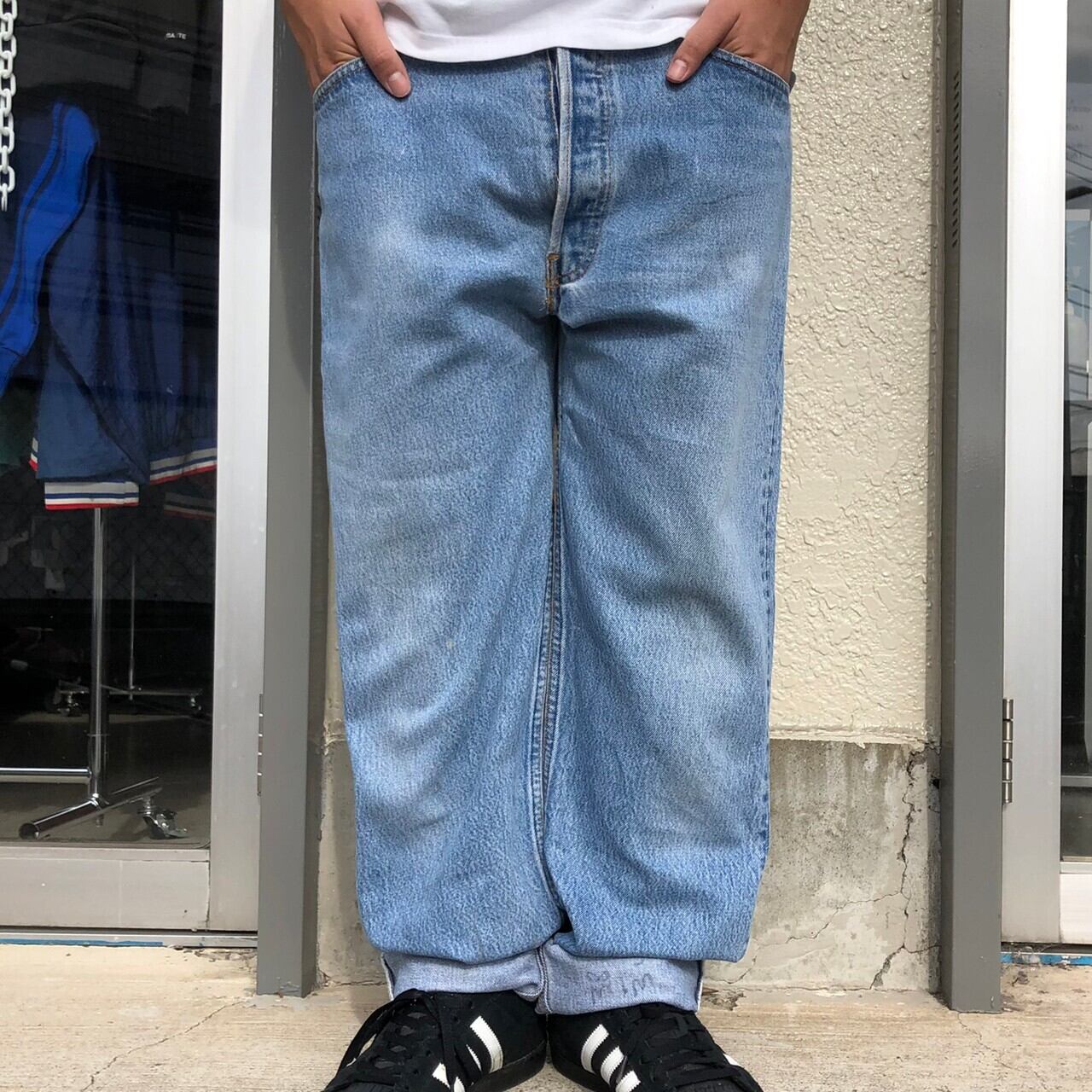 90s USA製 リーバイス501xx デニムパンツ ストレート W38 L34 古着 