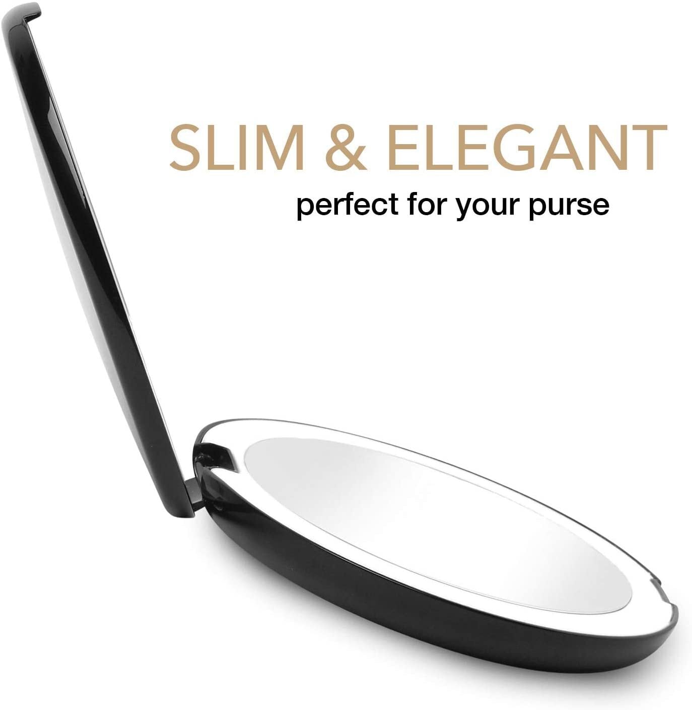 fancii Lumi (ルミ) / コンパクトミラー 拡大鏡 / ピンク、ホワイト