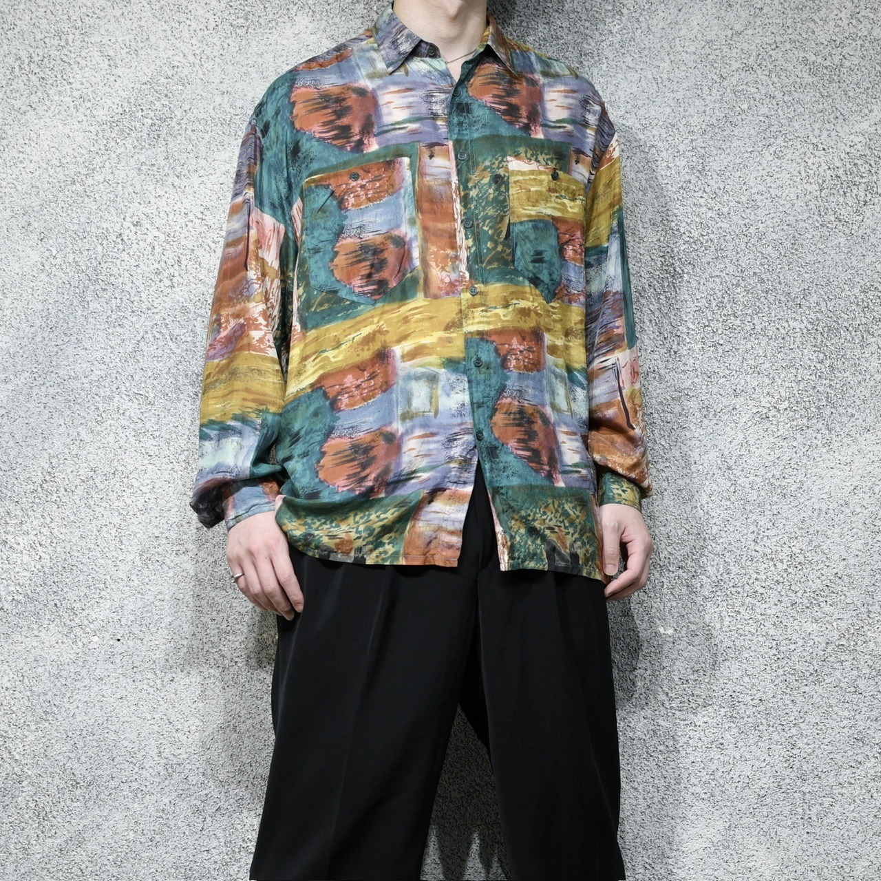C&A pattern silk shirt