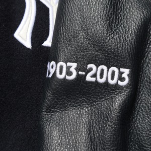 Mint XL adidas Yankees レザー スタジャン アディダス ヤンキース ネイビー