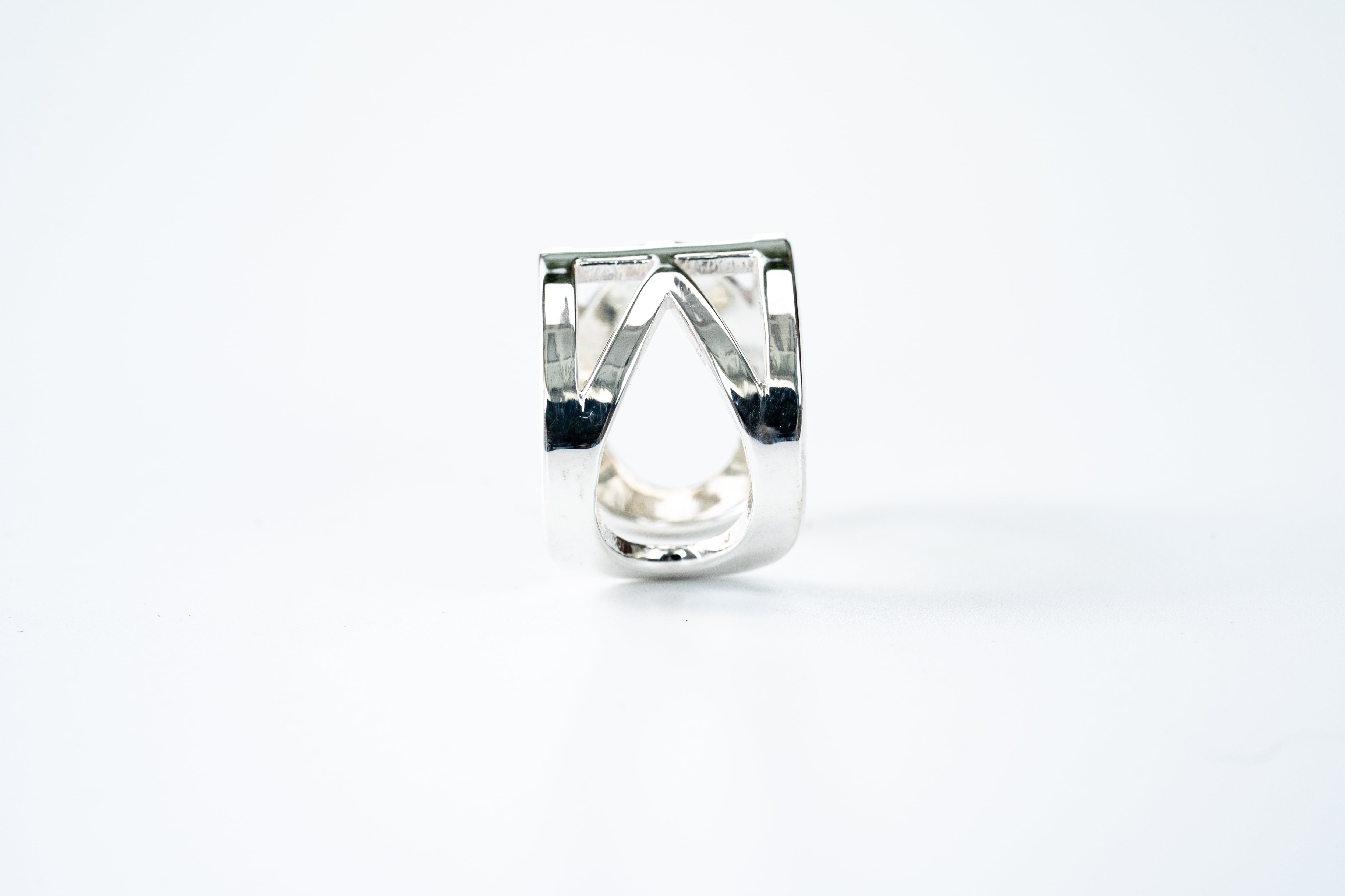 R-054 See through Mobius ring | WAKAN SILVER SMITH online store