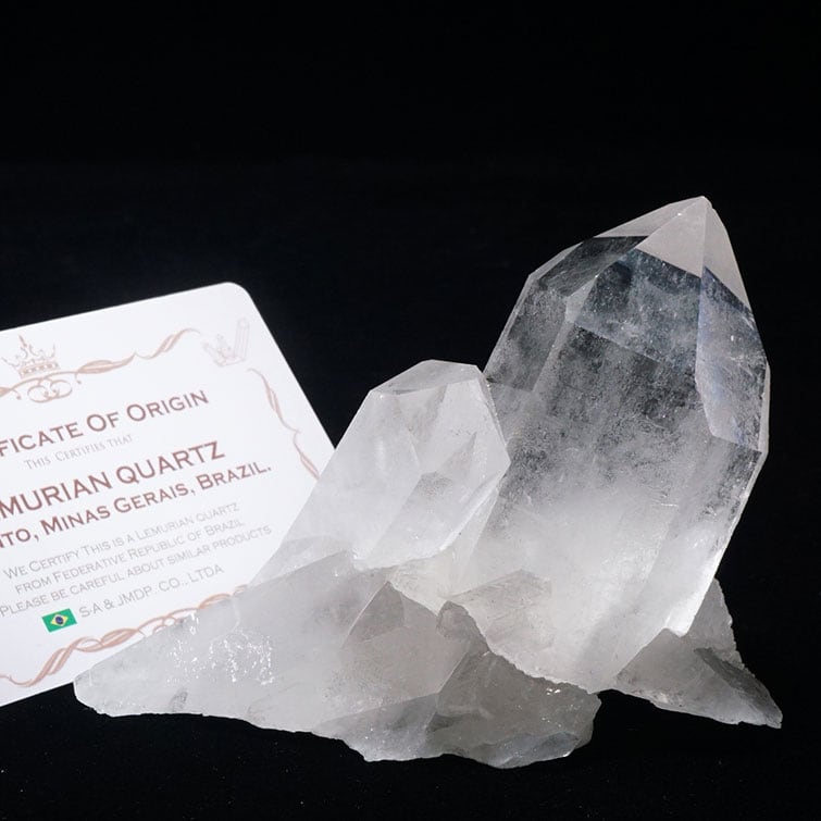 水晶 クラスター ブラジル ミナスジェライス州 コリント産 レムリアンシード 証明書付属 一点物 282-310