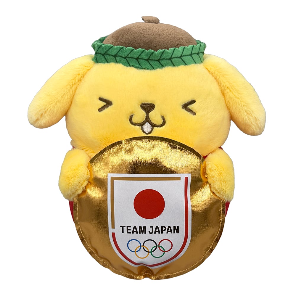 TEAM JAPAN×ポムポムプリン メダルぬいぐるみ