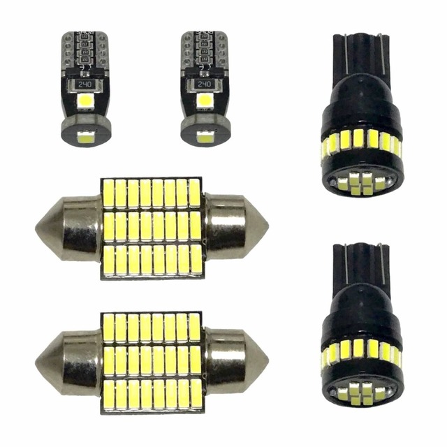 トヨタ シエンタ NCP80系 爆光 適合パーツ ルームランプ 車内灯セット 読書灯 ナンバー灯 T10 LED ウェッジ球 ホワイト