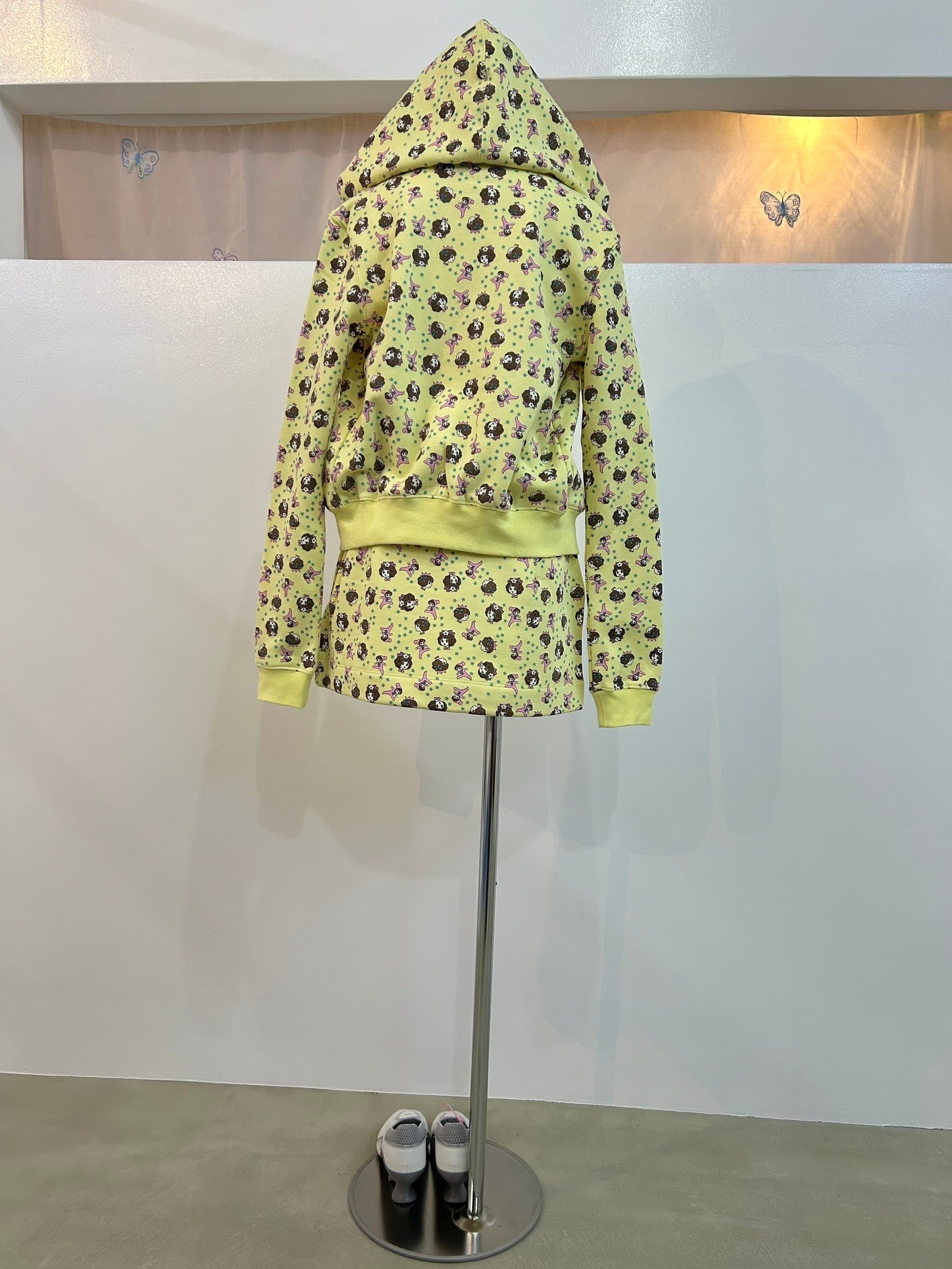 Ashley WILLIAMS Shrunk baby hoodie / girl baby yellow | itimi