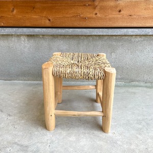 Moroccan wooden mini chair モロッコ ドームミニ木椅子④ w20.5×23cm×h22cm