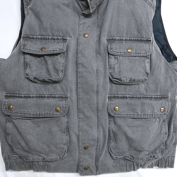 古着 80年代 エディーバウアー Eddie Bauer 黒タグ フィッシング