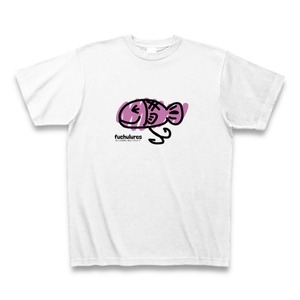 めで鯛Tシャツ　【ピンク鯛×ホワイト】