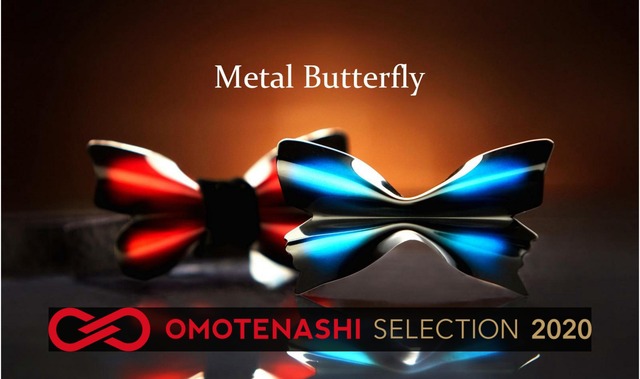 金属製蝶ネクタイ　Metal Butterfly
