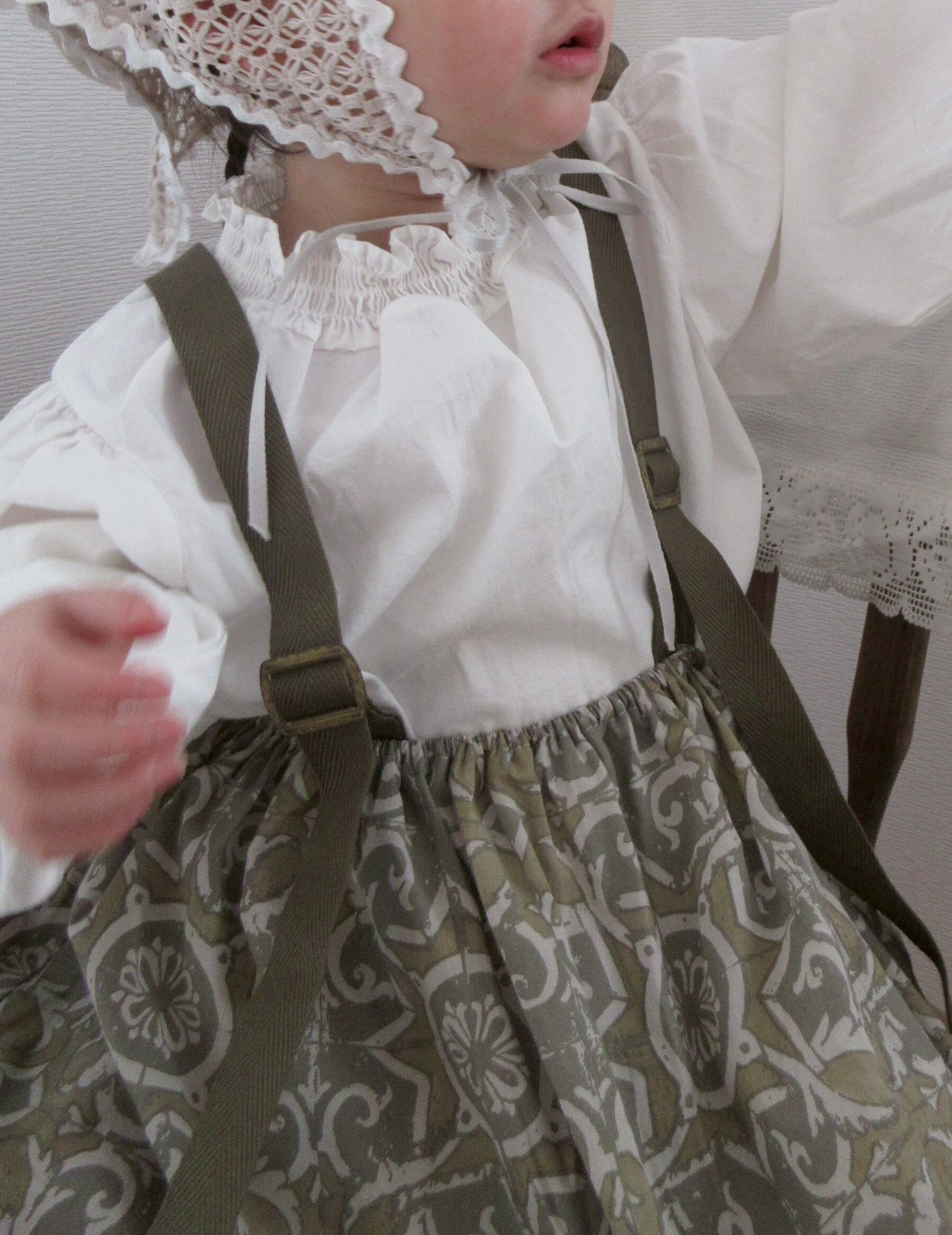 【予約/送料無料】AZULEJOS Suspenders / beige