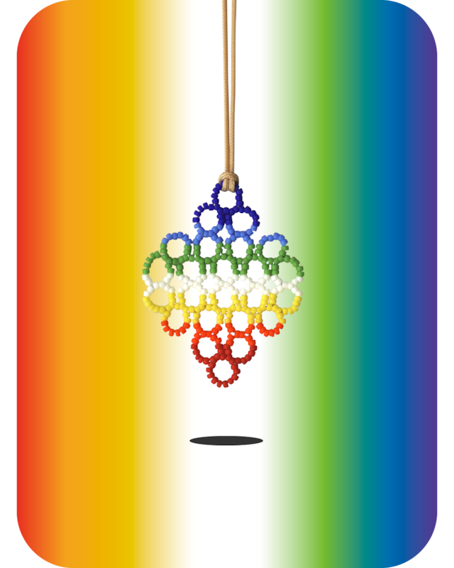 Yura Yura Pendant | Rainbow | GON