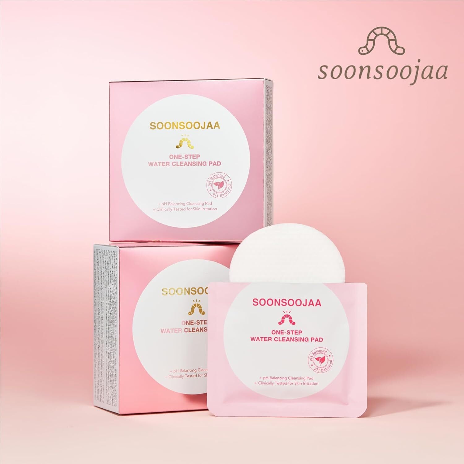 Soonsoojaa ワンステップ ウォータークレンジングパッド ポータブル 個