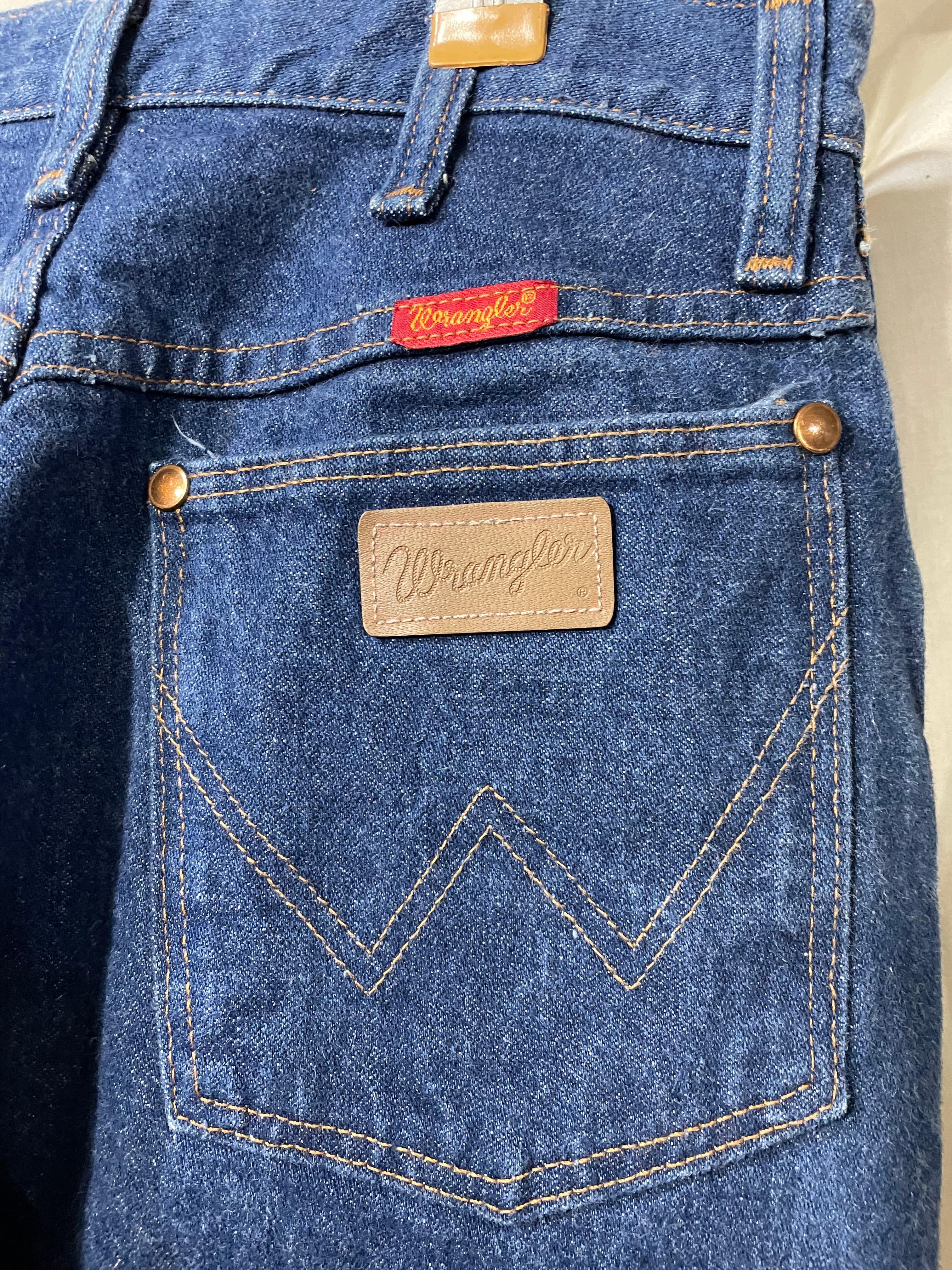 短期値下げ　90s デッド　Wrangler　M1112-29 デニムパンツ USA製 ~90's wrangler 12MWZG デニムパンツ W28~29程度 ラングラー
