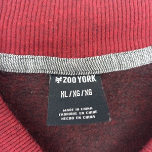 ズーヨーク　スウェット　トレーナー　スタジャン　オーバーサイズ　刺繍