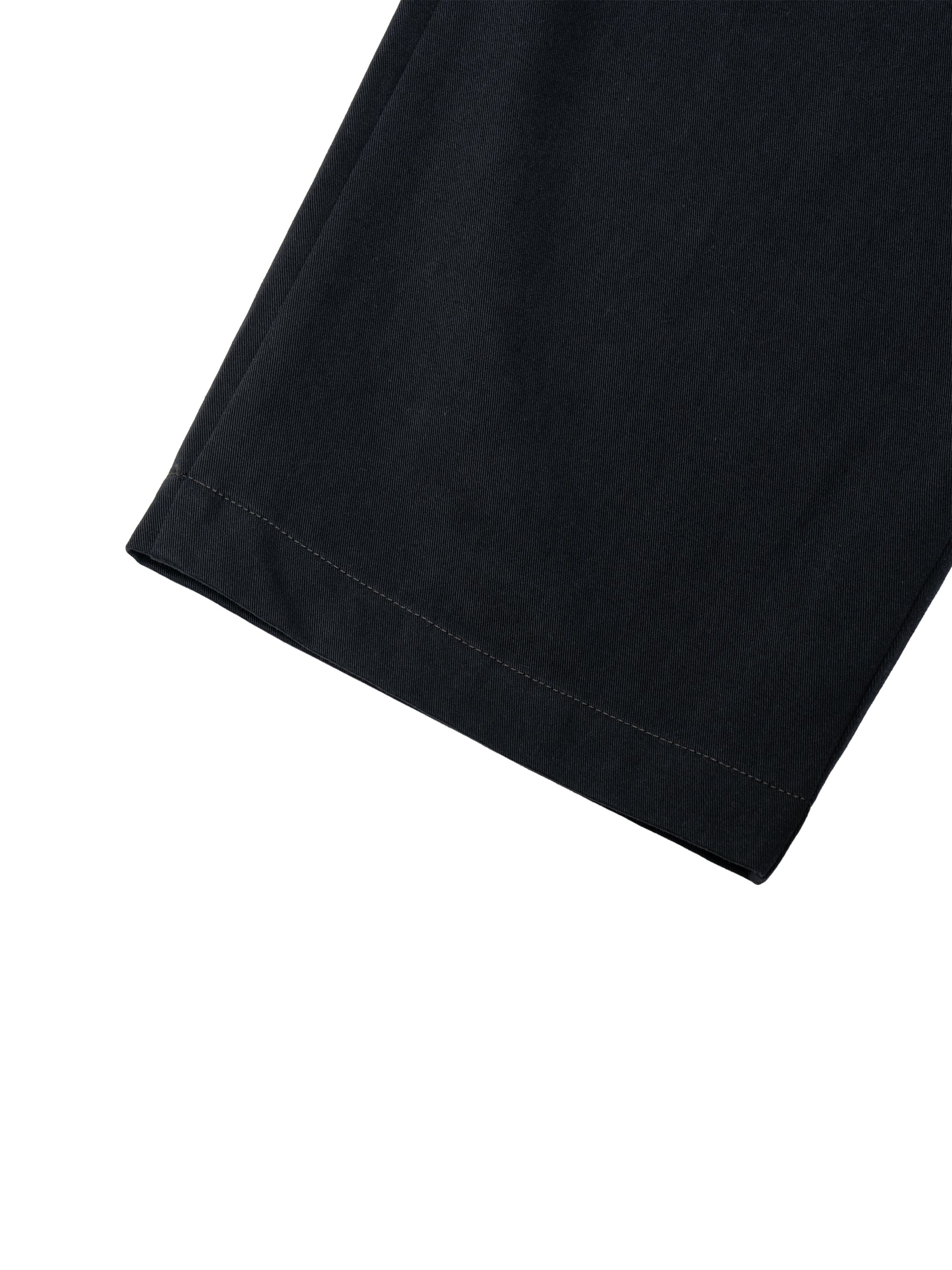 Cotton 2tuck Washed Chino Pants (black) | OVY