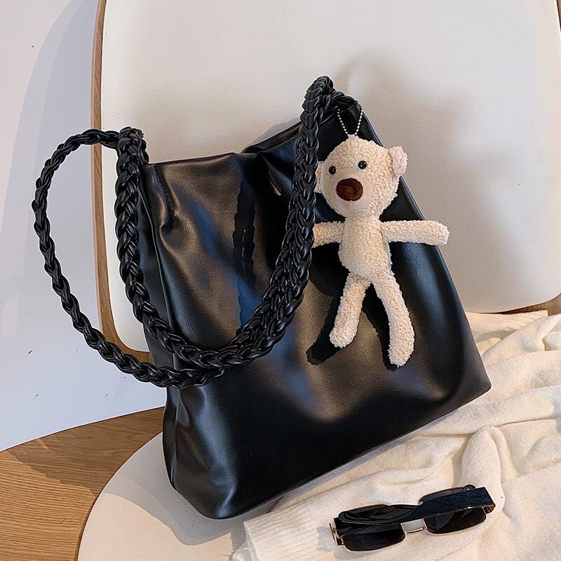 センスバッグレディース2020年秋冬新流行ファッションショルダーバッグシンプルカジュアル大容量メッセンジャーバケットバッグ Tiancai_Wing_Bag21033889428